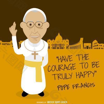 Pope Francis消息繪制