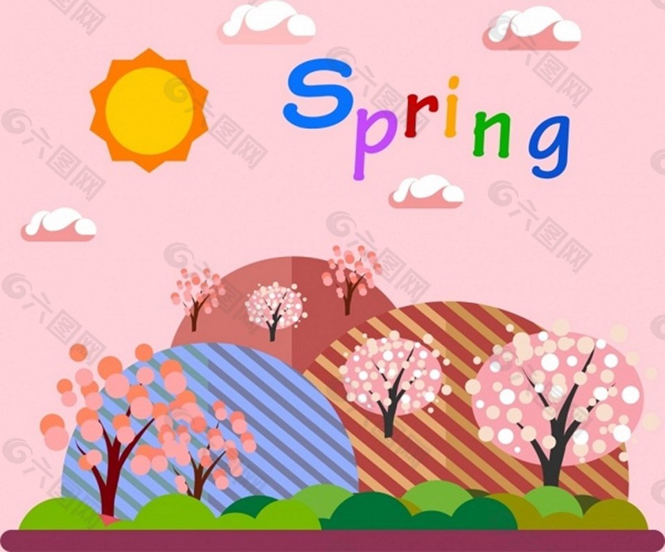 春天風(fēng)景圖