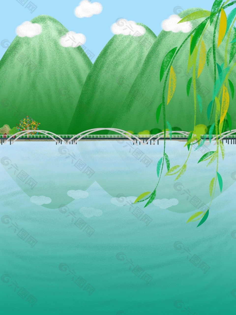 風(fēng)景插畫