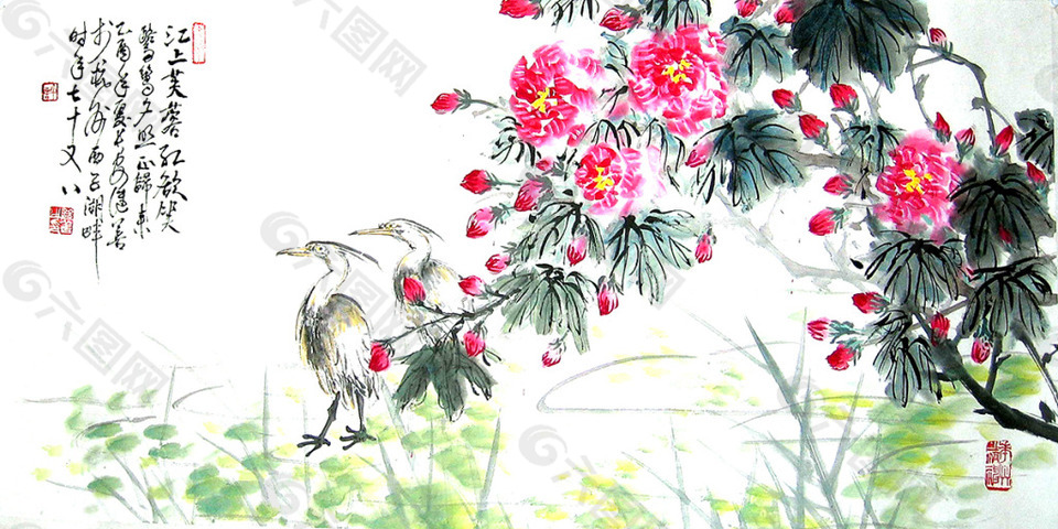 風(fēng)景畫面背景墻