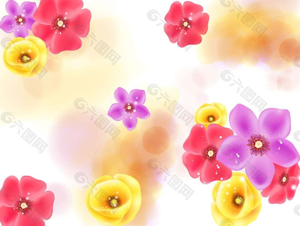 花瓣元素背景墙