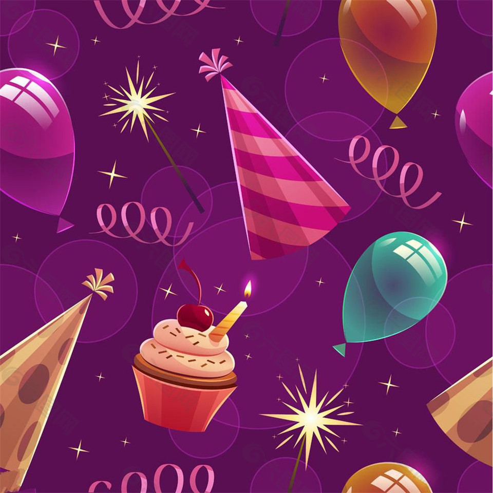 炫酷生日賀卡設計圖片