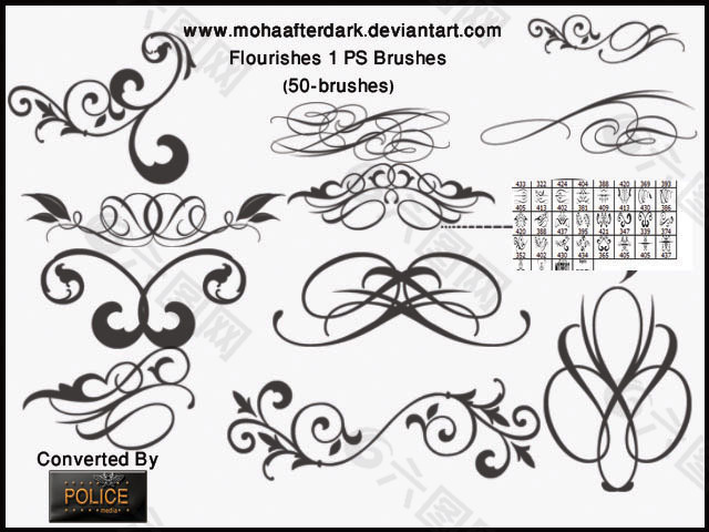 flourishes