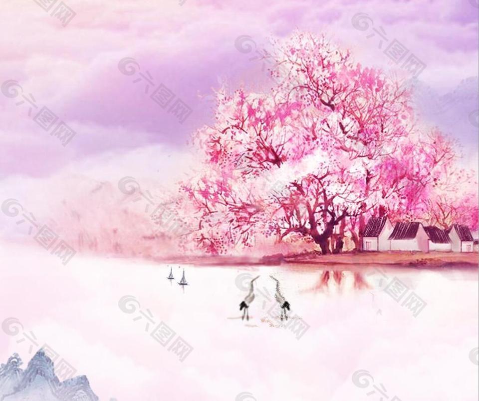 桃花桃林