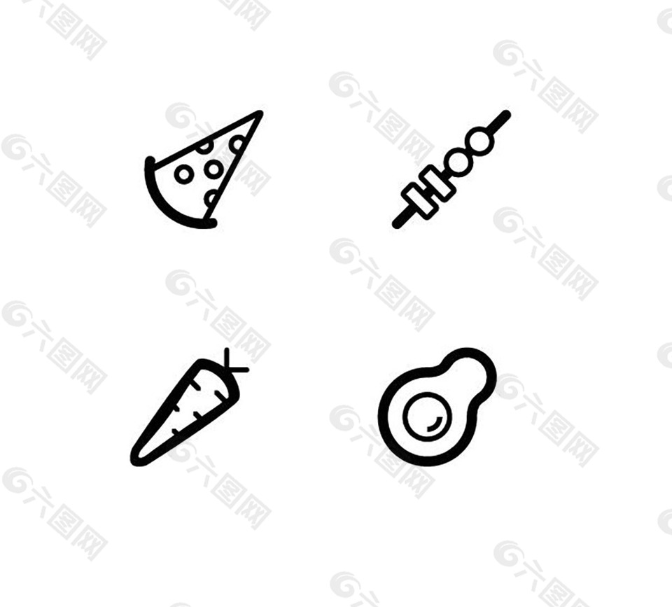 食物烹飪ICON圖標(biāo)圖片