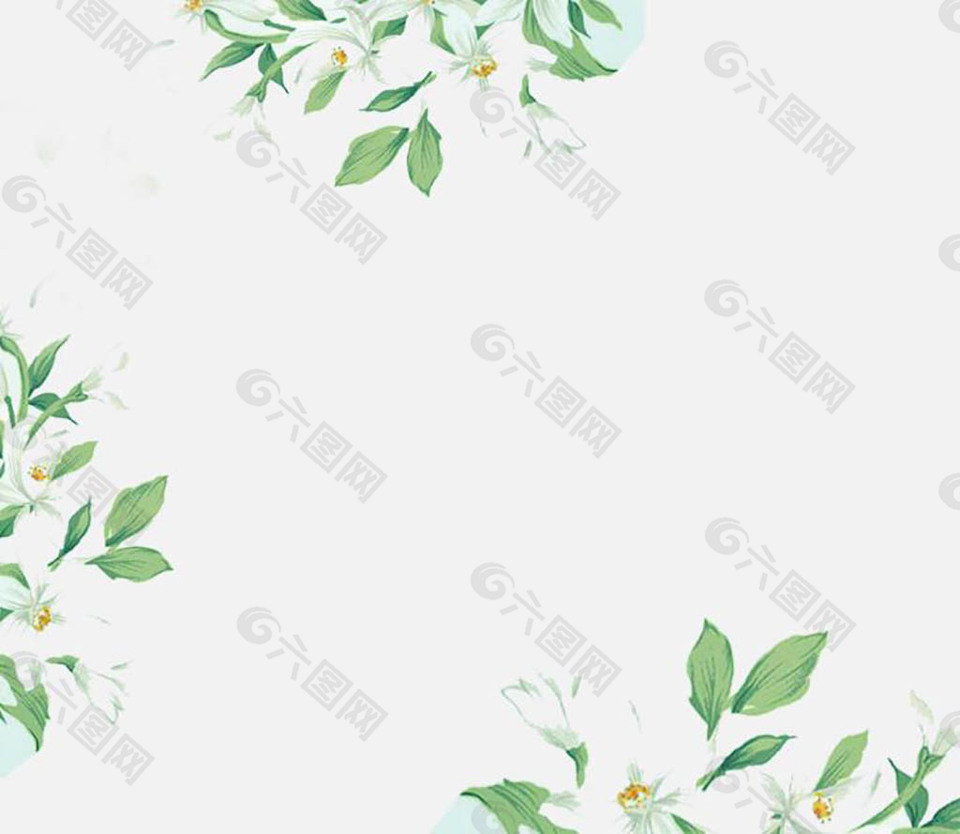 花紋花卉花邊元素