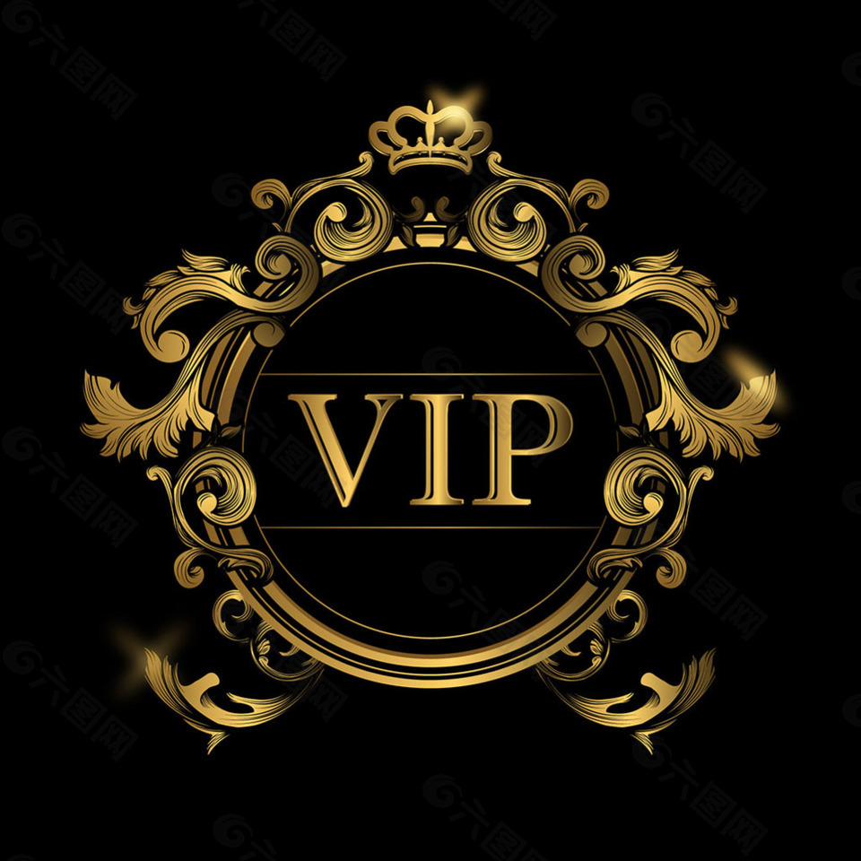 Vip裝飾花邊背景設(shè)計(jì)