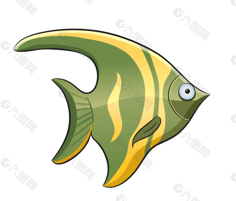 卡通海洋魚EPS