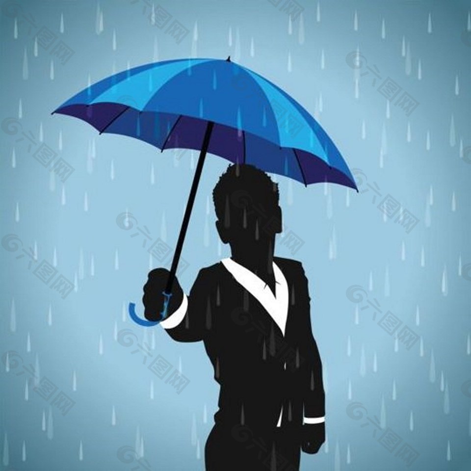雨傘背景素材