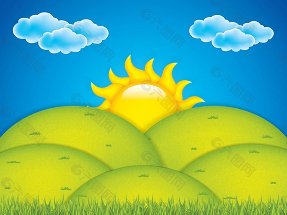 太陽背景素材