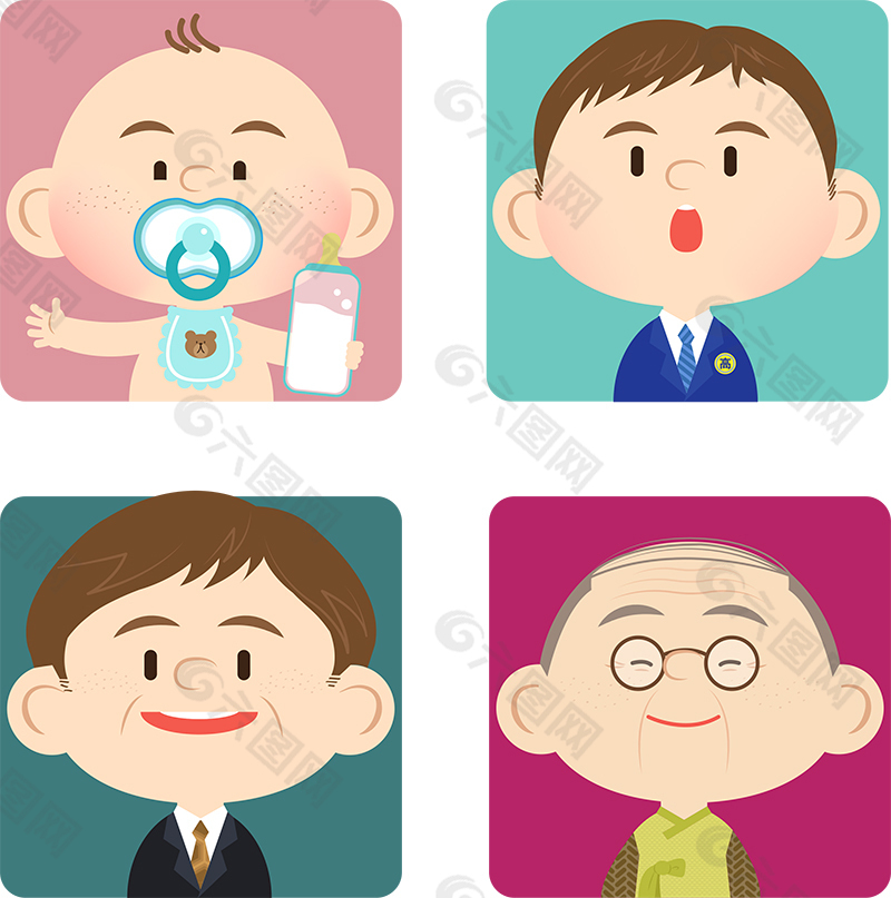 卡通人物嬰兒素材設(shè)計(jì)