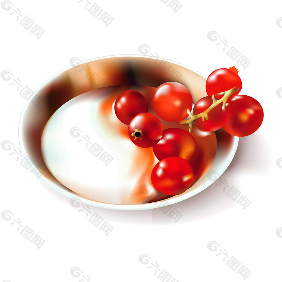 盤子里的醋栗圖片