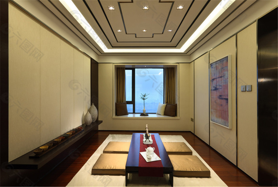 現(xiàn)代休閑室茶幾設(shè)計(jì)圖