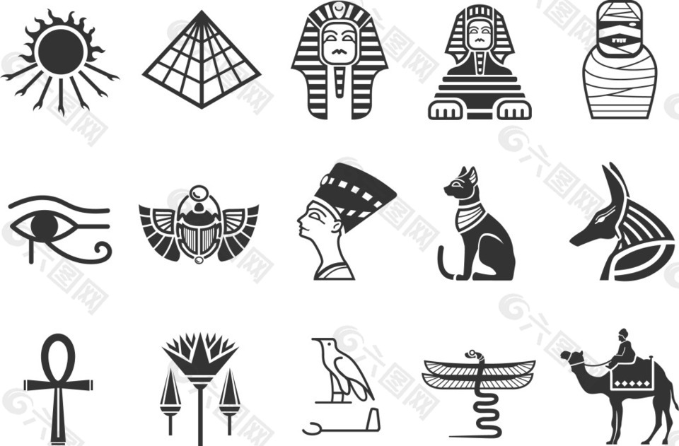 黑白埃及標(biāo)志