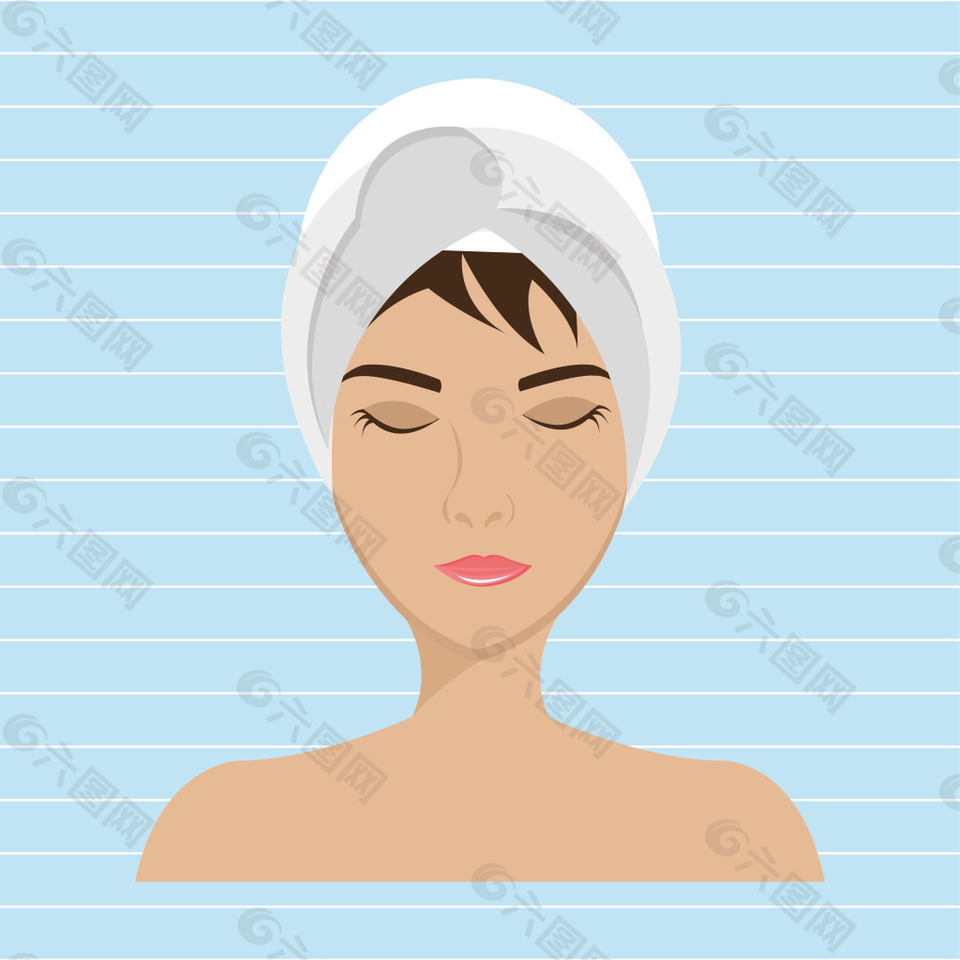 做美容的女人