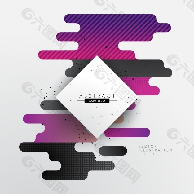 幾何背景紫色圓形