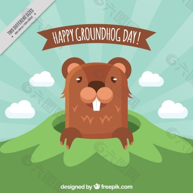 陽光下的土撥鼠日