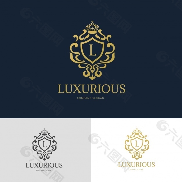 奢侈品logo模板