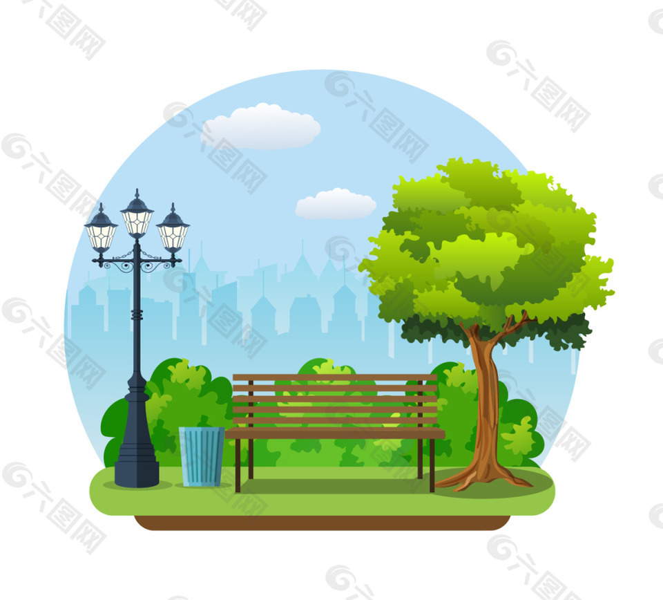公園里的長(zhǎng)椅
