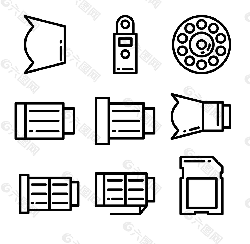 攝影相機圖標ICON
