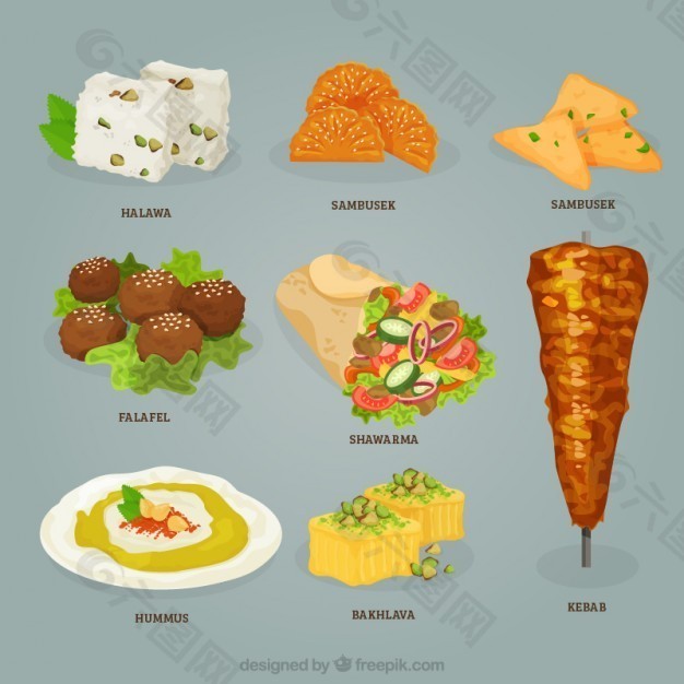 現(xiàn)實(shí)阿拉伯食物的多樣性