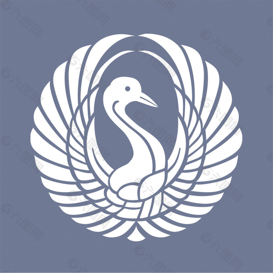 白色和平鴿裝飾圖