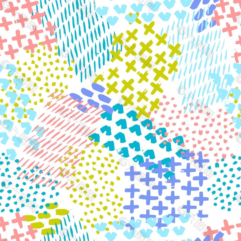 矢量布格線條花紋背景圖片