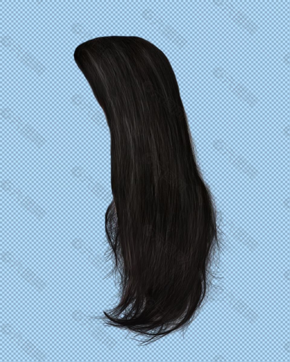 美女長(zhǎng)頭發(fā)免摳png透明圖層素材
