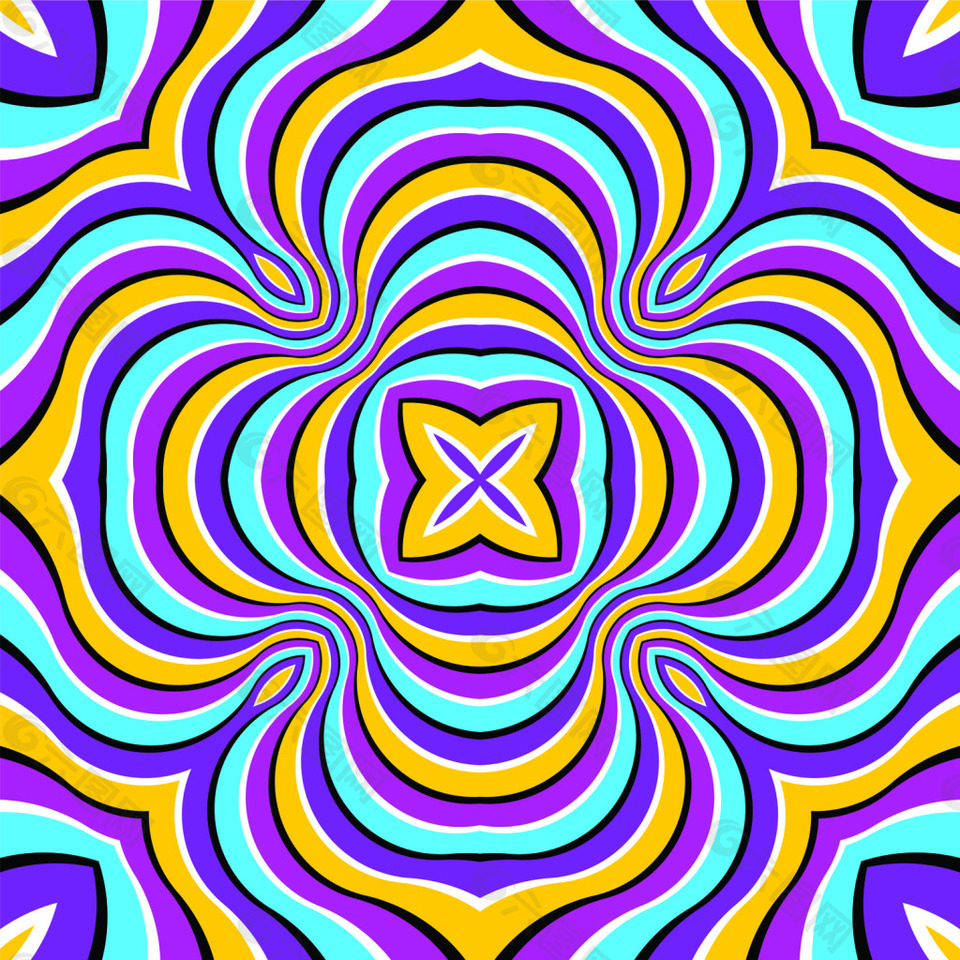 幻覺旋轉(zhuǎn)圖形