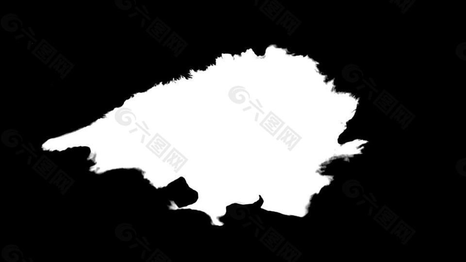 中國(guó)風(fēng)水墨滴落暈染視頻素材