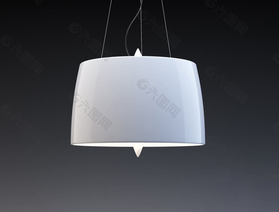 簡(jiǎn)約高端吊燈3D模型