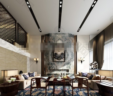 現(xiàn)代中式客廳