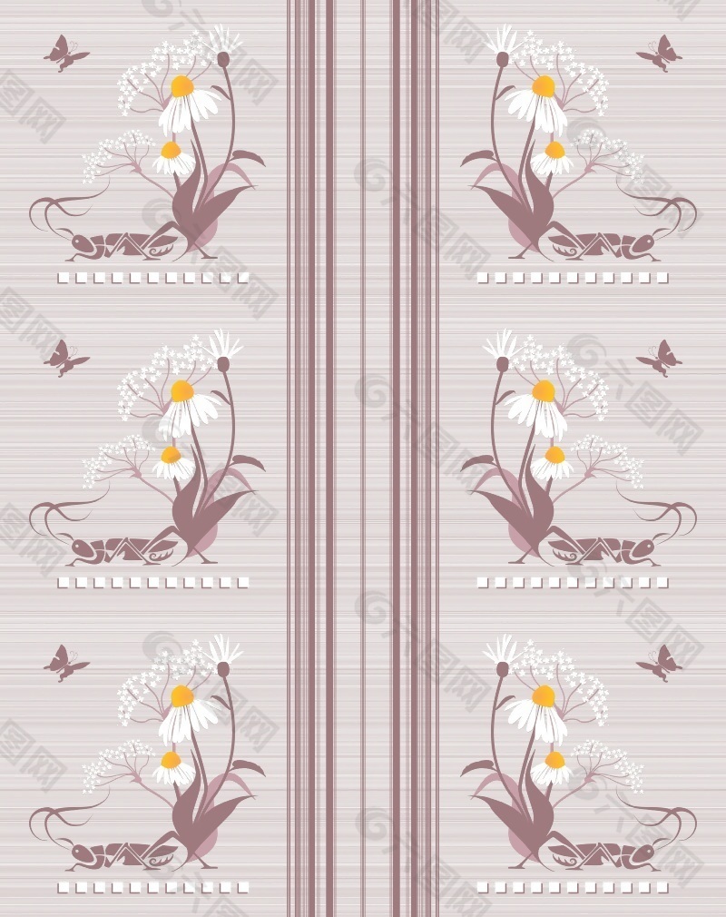 蝶戀花室內(nèi)移門創(chuàng)意畫
