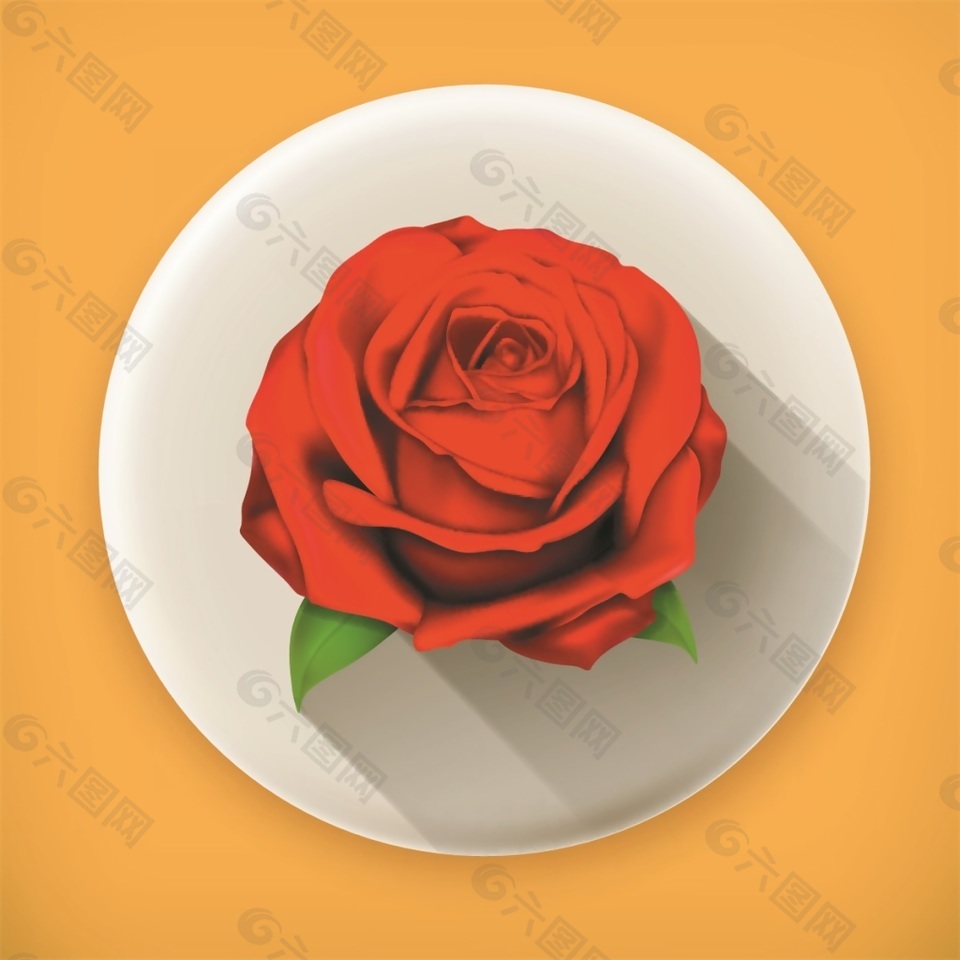 玫瑰花花卉圖標(biāo)