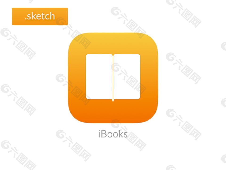 电子书应用图标sketch素材app