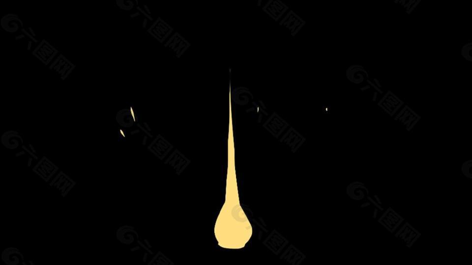 火花下墜二維效果轉(zhuǎn)場過渡視頻
