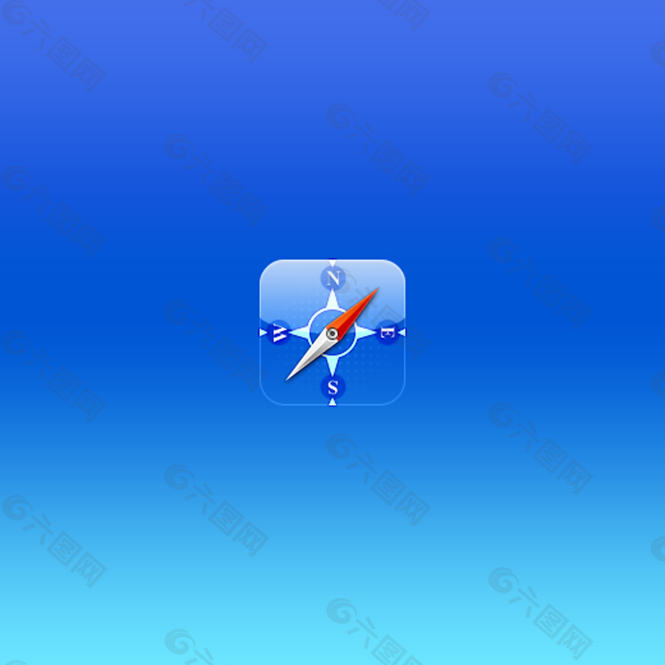 指南針圖標icon設計