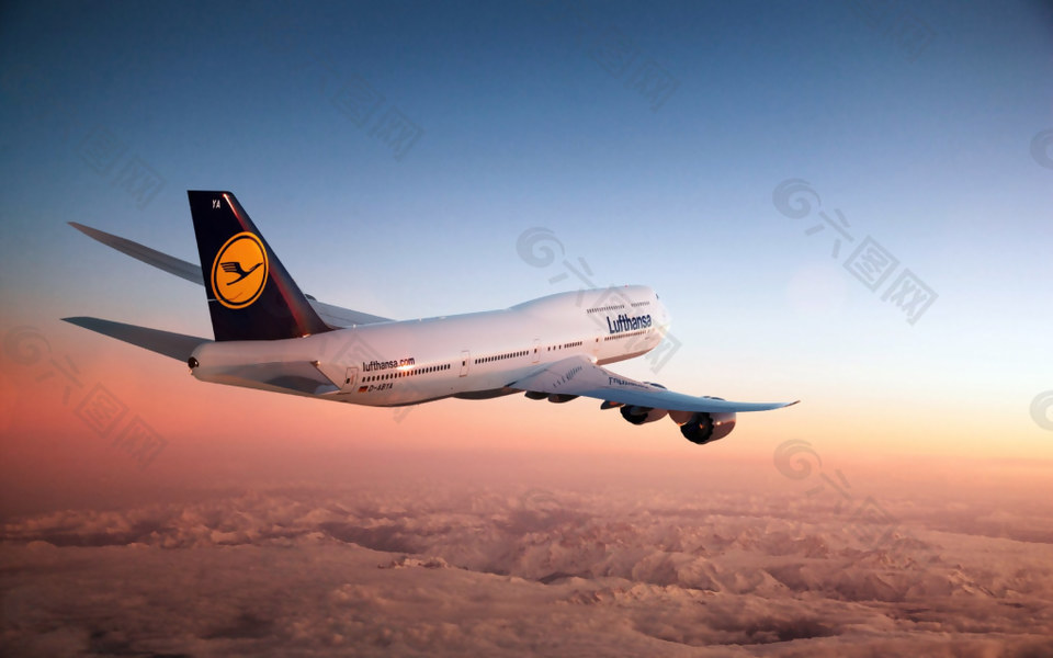 波音747客機3d飛機模型max