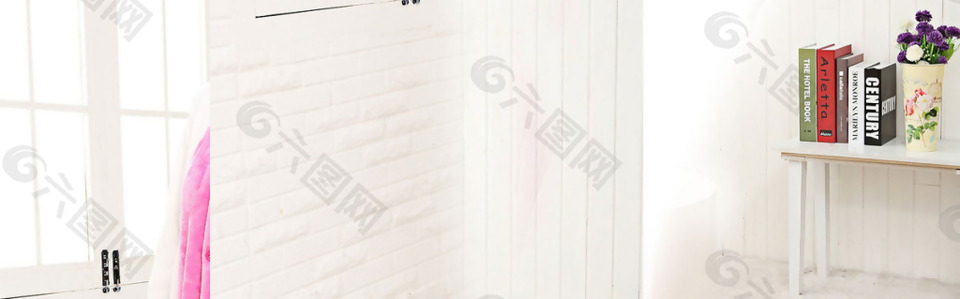 書桌書本淘寶全屏banner背景