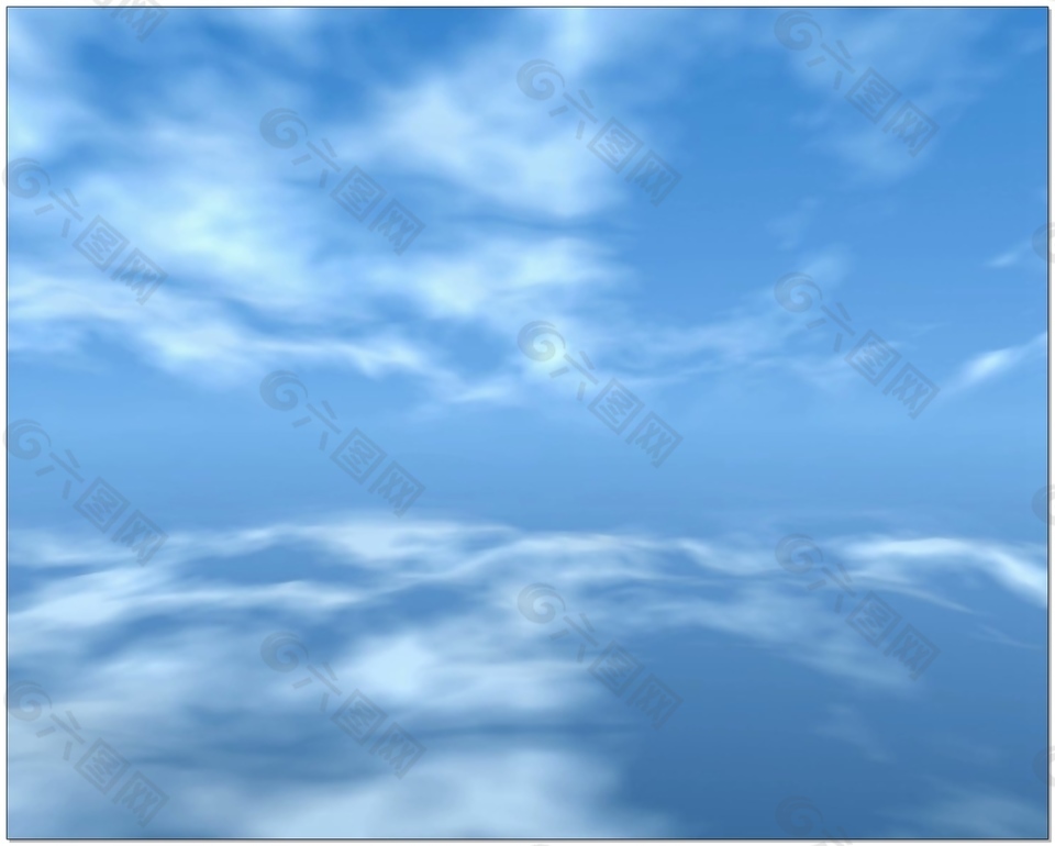 藍色天空婚禮片頭視頻背景素材