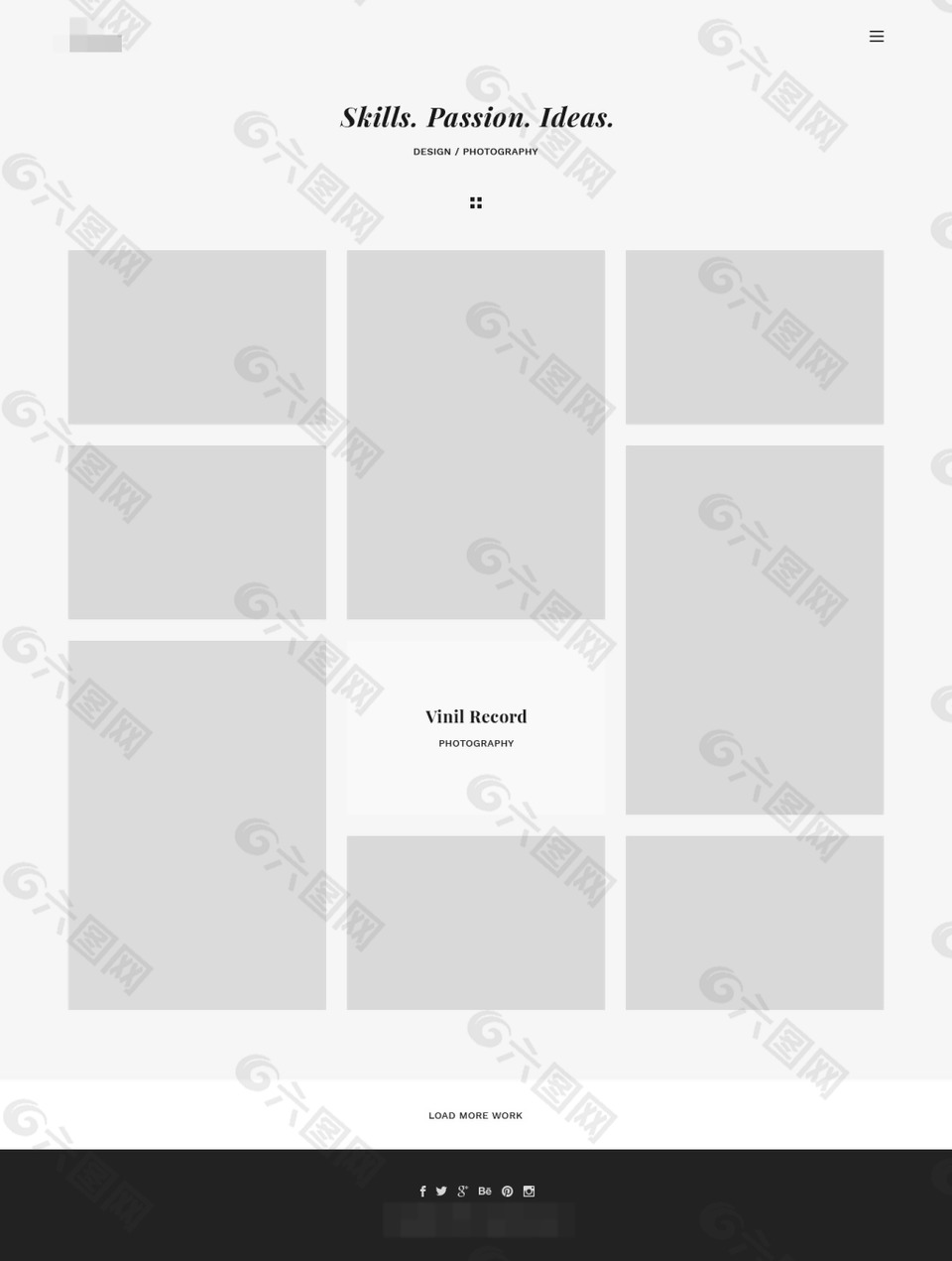 企業(yè)網站科技電子產品列表展示中心頁面