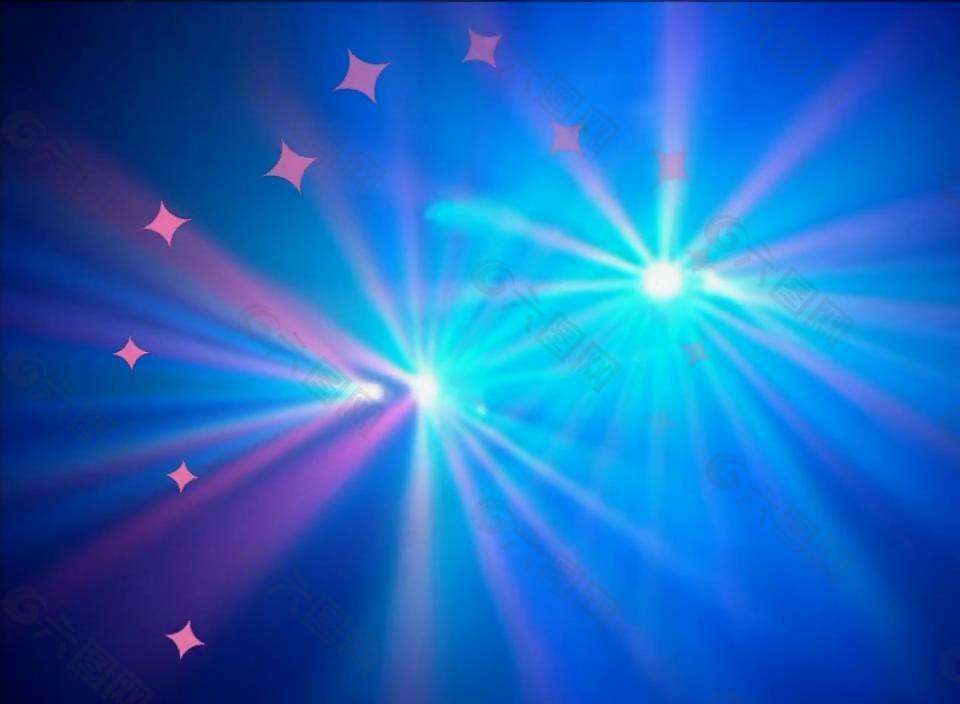 星光霓虹色塊旋轉(zhuǎn)循環(huán)視頻素材