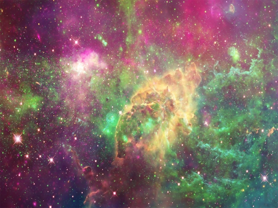 閃耀星空填充背景素材