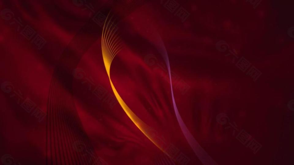 金紅炫光光線(xiàn)旋轉(zhuǎn)縮放視頻素材