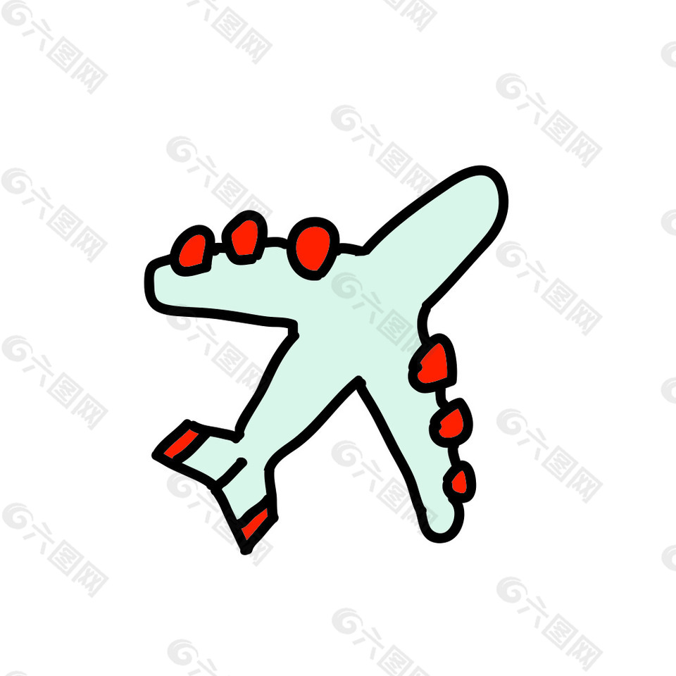 網(wǎng)頁UI運輸飛機icon圖標設(shè)計