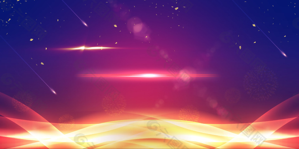 浪漫梦幻紫色背景