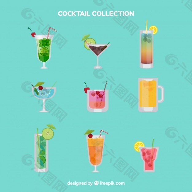 平面設(shè)計(jì)中的異國飲品