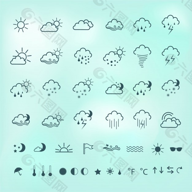 天氣圖標(biāo)