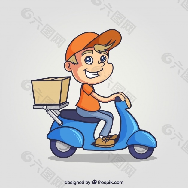 可愛(ài)的dellivery人代步車(chē)