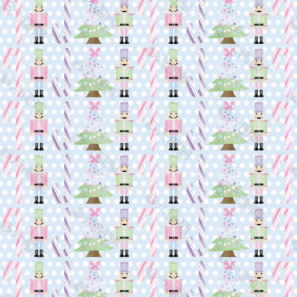 藍(lán)色波點(diǎn)芭蕾舞粉色背景素材